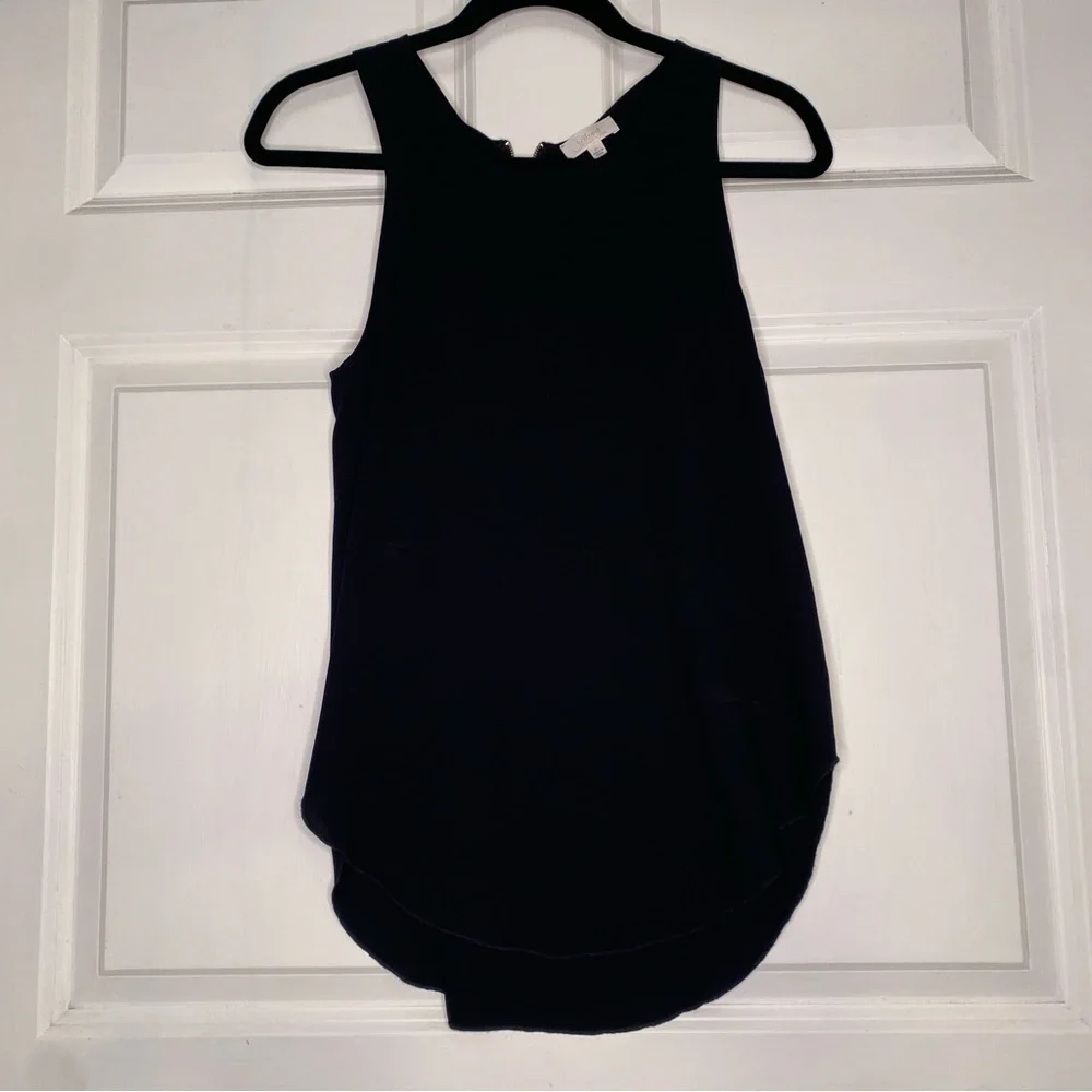 Wilfred Sevres Black Sleeveless Tank Top With Zipper Size XS - Picture 1 of 6